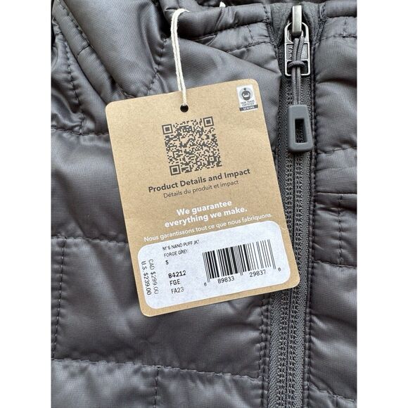 Patagonia Men's Nano Puff Insulated Jacket Forge Grey NWT Size Small $239 Org - Picture 4 of 7